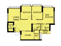 Blk 684D Waterway View (Punggol), HDB 4 Rooms #529842291